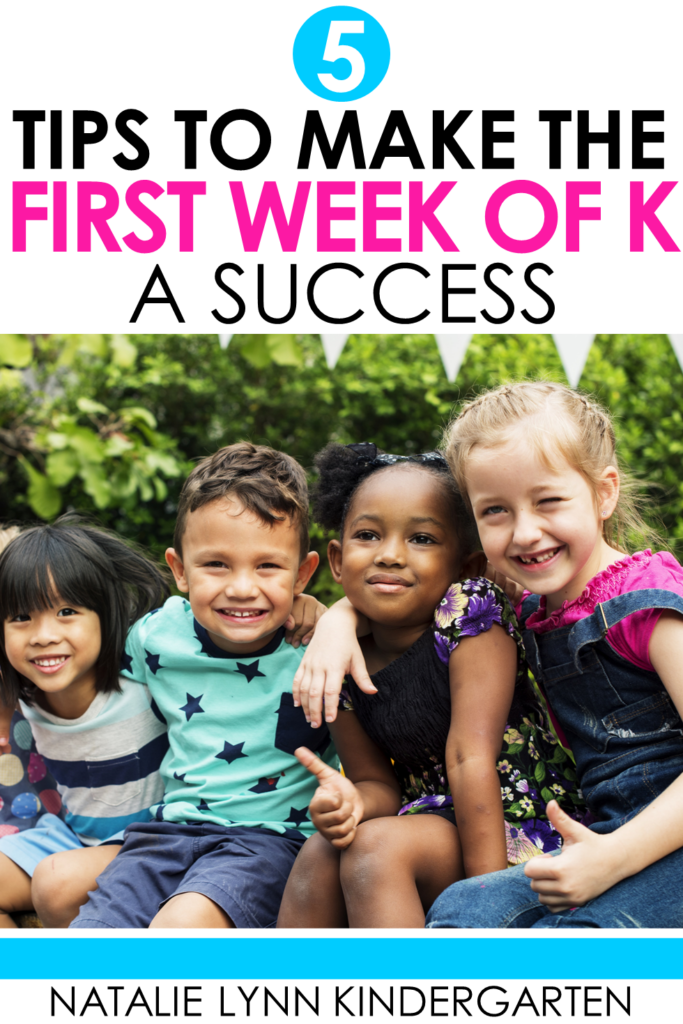 tips for the first week of kindergarten