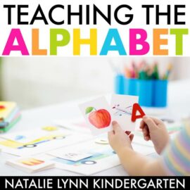 teaching the alphabet in kindergarten
