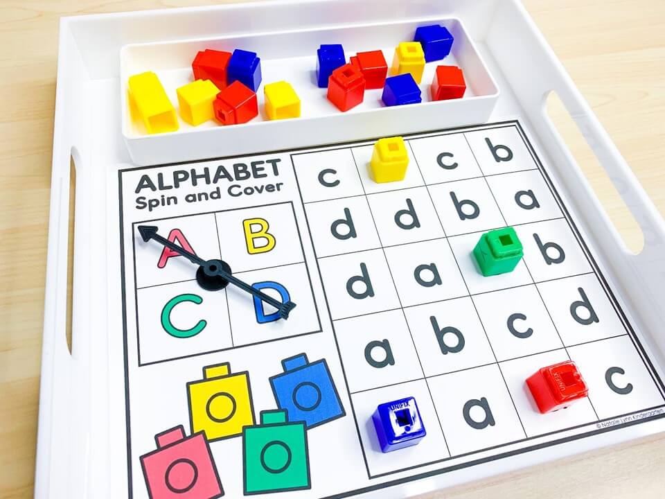 teaching the alphabet with centers