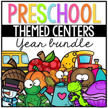Preschool Themed Math and Literacy Centers for the Year - Natalie Lynn ...
