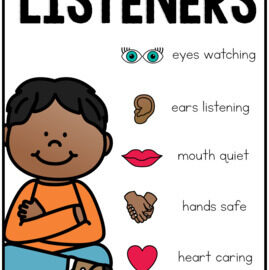 Turn and Talk Poster | Speakers and Listeners Posters - Natalie Lynn ...