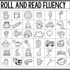 Roll and Read Decoding and Fluency Practice - Natalie Lynn Kindergarten