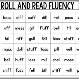 Roll and Read Decoding and Fluency Practice - Natalie Lynn Kindergarten