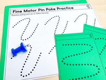 Fine Motor Pokey Pin Poke Activities - Natalie Lynn Kindergarten