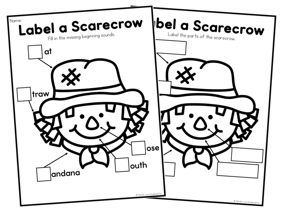 scarecrow labeling activities