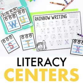 literacy centers preschool kindergarten 1st grade