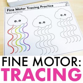 fine motor tracing skills