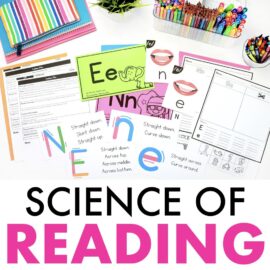 science of reading alphabet activities