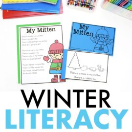 winter literacy kindergarten and 1st grade