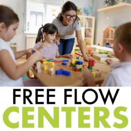 free flow literacy centers