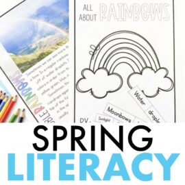 spring literacy preschool kindergarten 1st grade