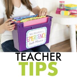 Elementary teacher tips
