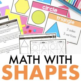 teaching math 2d and 3d shapes