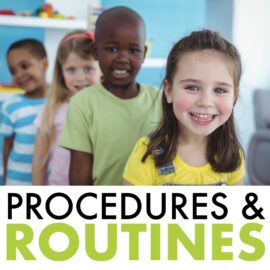 teaching procedures and routines kindergarten