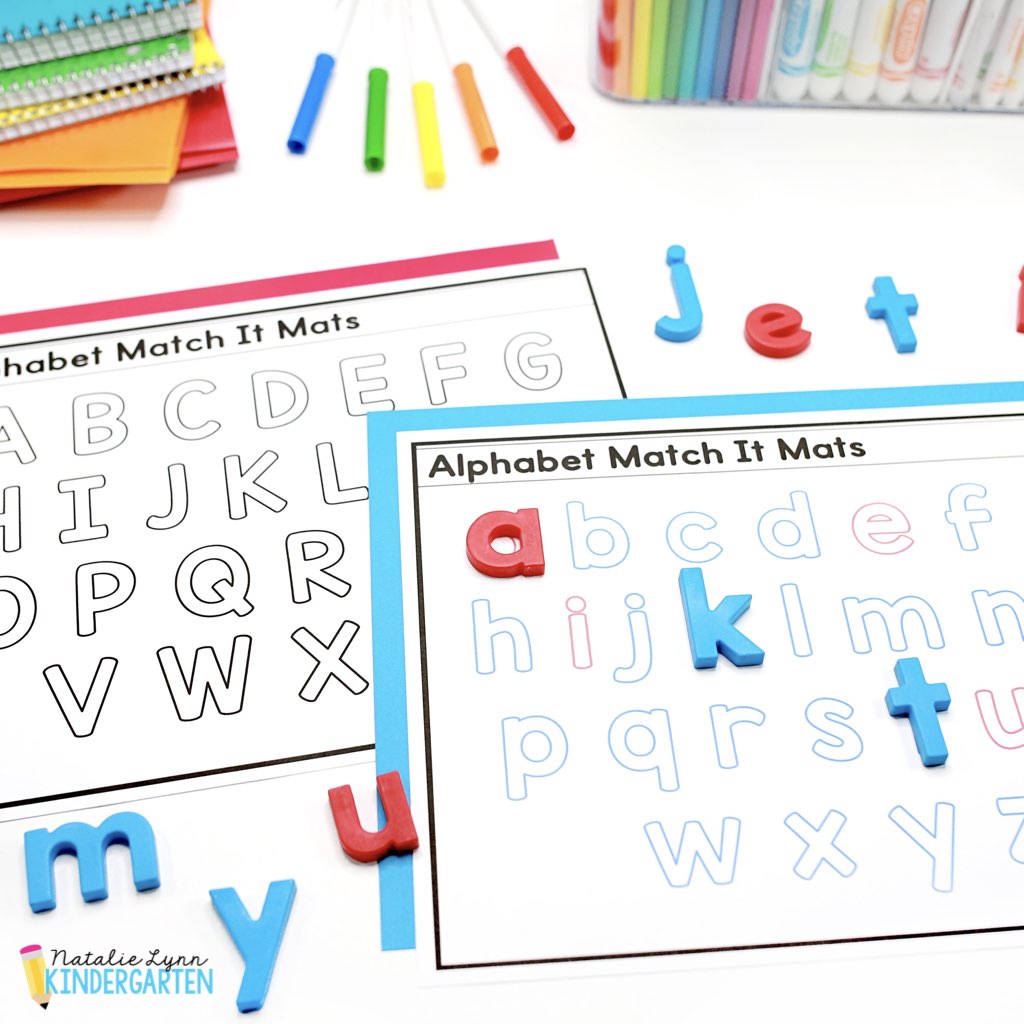 6 Fun and Free No Prep Alphabet Centers