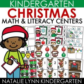 Kindergarten Centers for the Year Bundle | Low Prep Math and Literacy ...