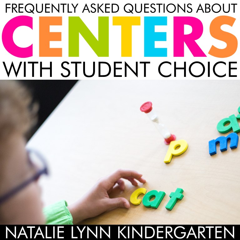 free flowing centers with student choice kindergarten frequently asked questions