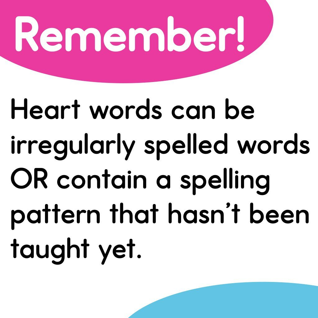 What are heart words