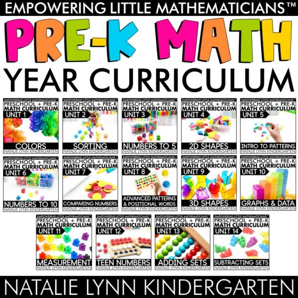 Preschool + PreK Math Graphing Unit 10 Graphs PREK GUIDED MATH CURRICULUM