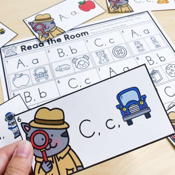 Science of reading center alphabet write the room