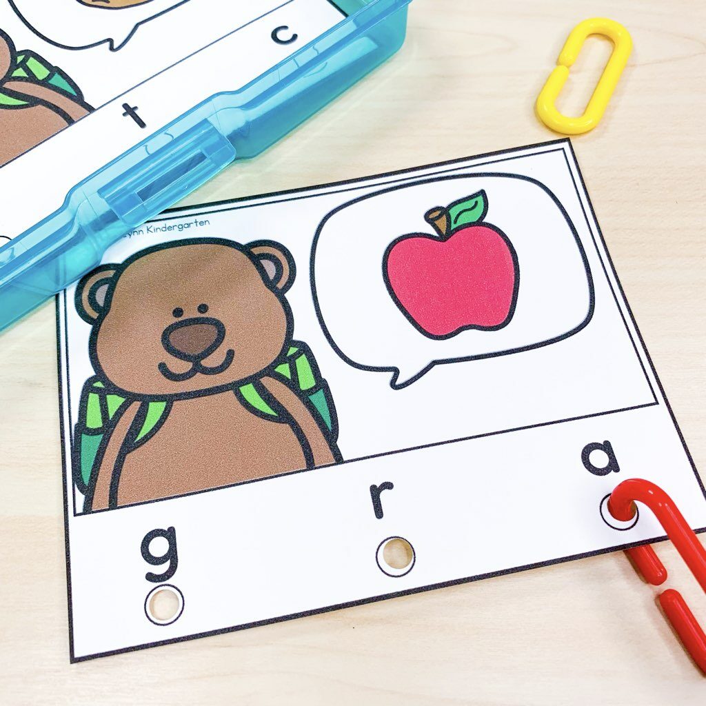 free beginning of the year back to school centers first grade | beginning sounds link