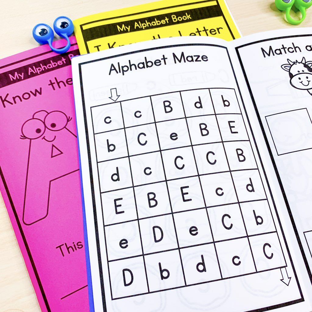 interactive alphabet books mazes
