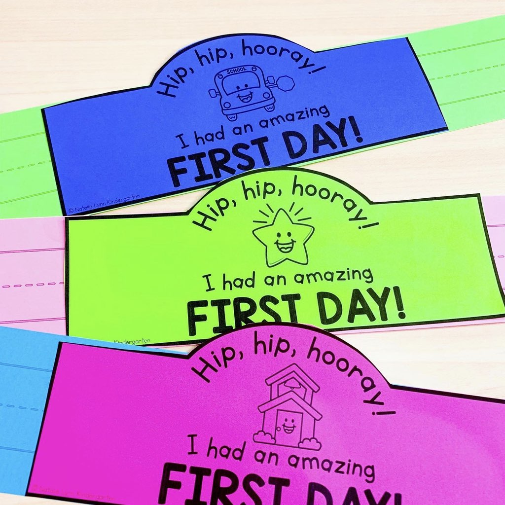 Free First Day of School Crowns