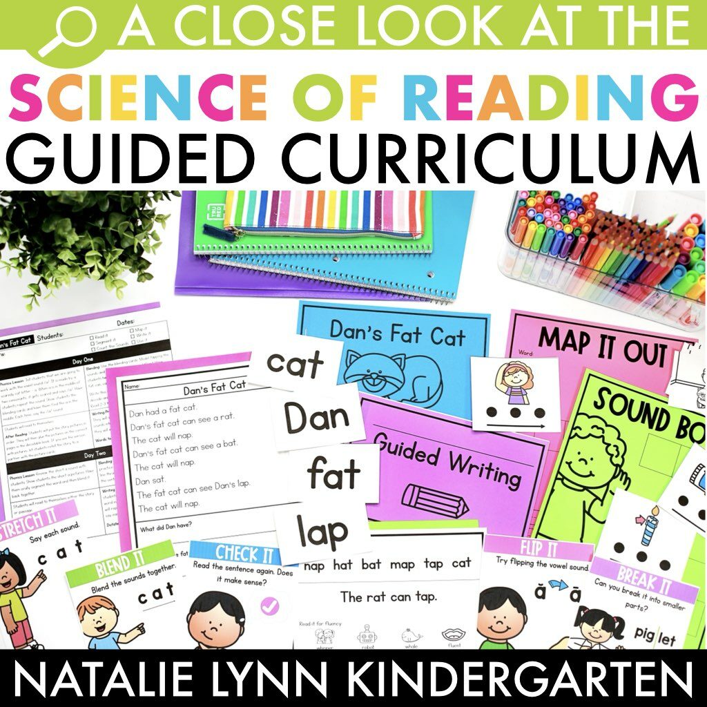 A close look at the science of reading guided curriculum