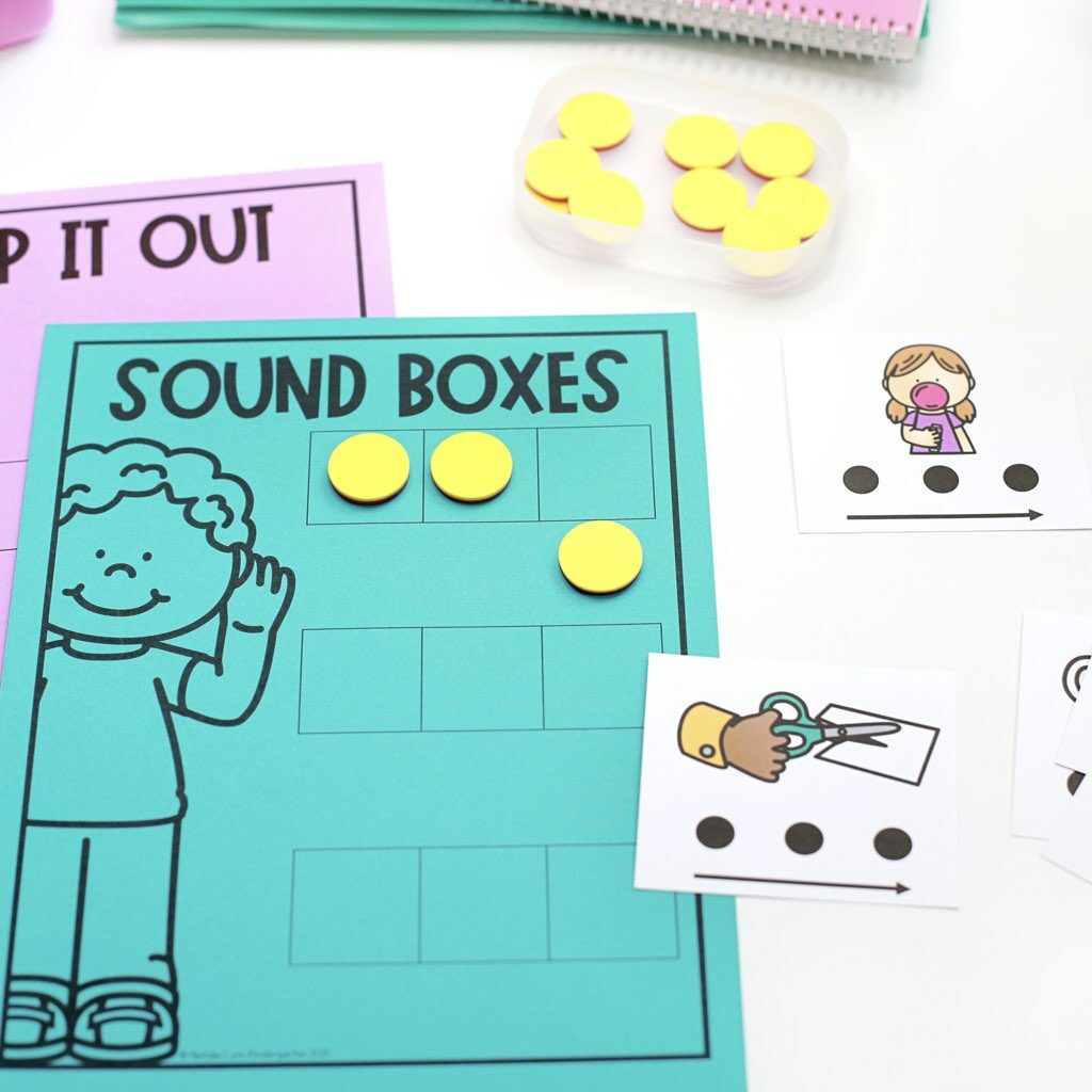 science of reading guided curriculum encoding practice with sound boxes