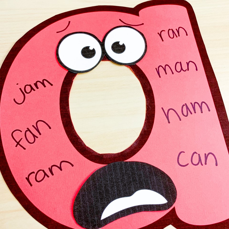 whiny a phonics craft for kindergarten first grade