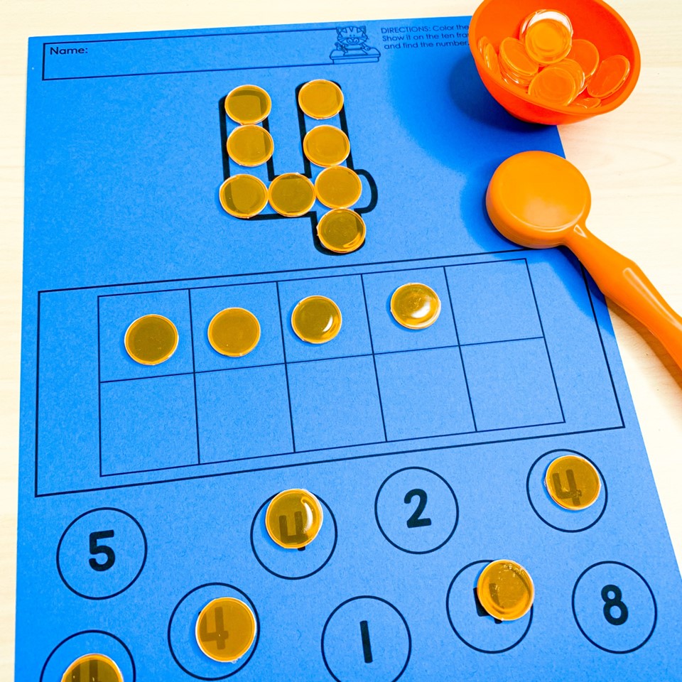 free number worksheets for kindergarten preschool prek - number 4