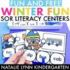 Free Winter Themed Science Of Reading Literacy Centers