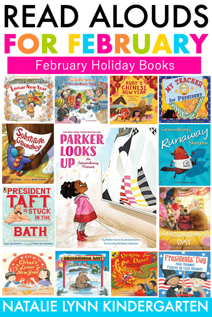 Read alouds for February holidays lunar new year groundhog day presidents day