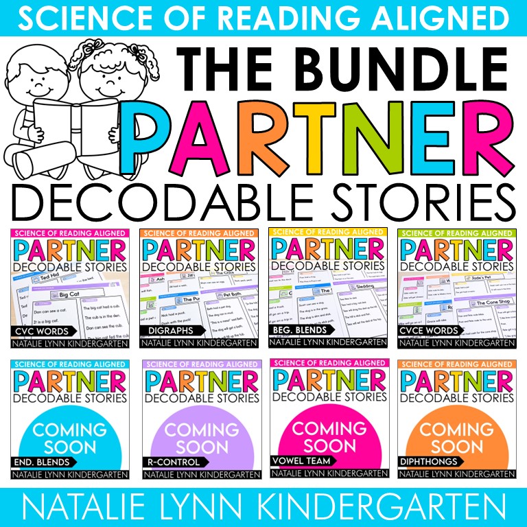 Partner Decodable Readers Science Of Reading SOR Buddy Decodables