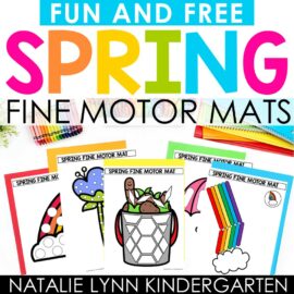 Fun and Free Spring Fine Motor Mats - Natalie Lynn Kindergarten