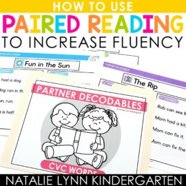 How to use paired reading to increase fluency - natalie lynn kindergarten