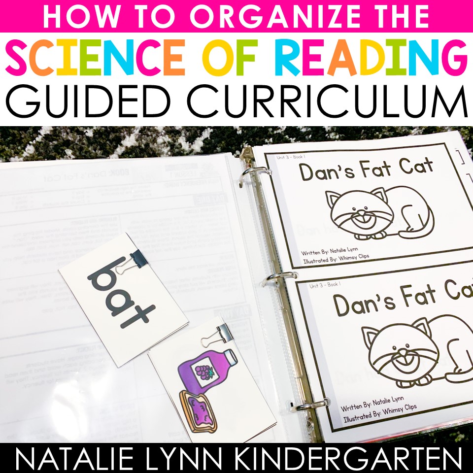 How to Organize the Science of Reading Guided Curriculum - Natalie Lynn Kindergarten
