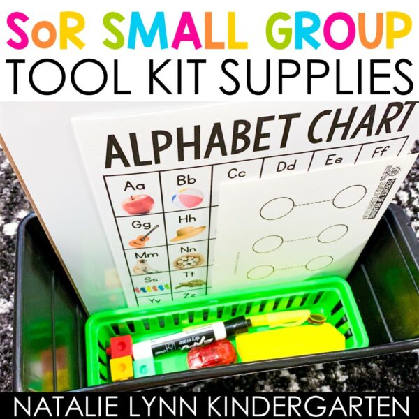 Science of Reading Small Group Tool Kit Supplies Natalie Lynn Kindergarten