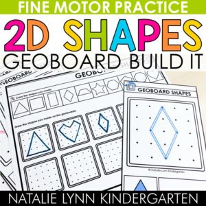 2D geoboard shape mats