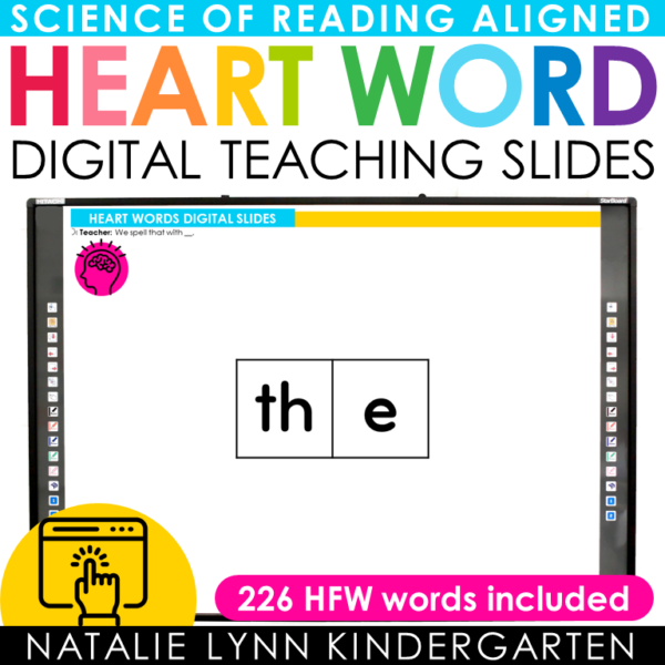 heart word digital slides