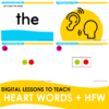 heart word slides free