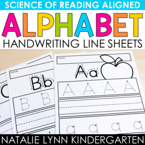 alphabet handwriting letter formation worksheets resource