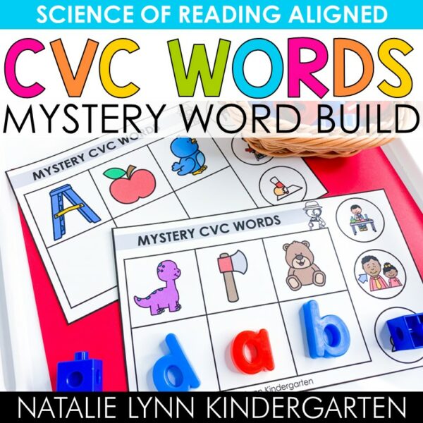mystery word CVC activity