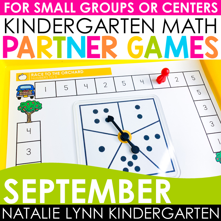 Kindergarten Math Centers for Intervention Kit, Center Small Group