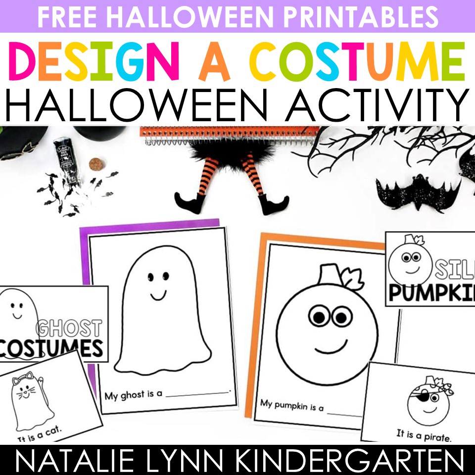 Free Halloween Printables Design a Costume Halloween Activity - Natalie Lynn Kindergarten