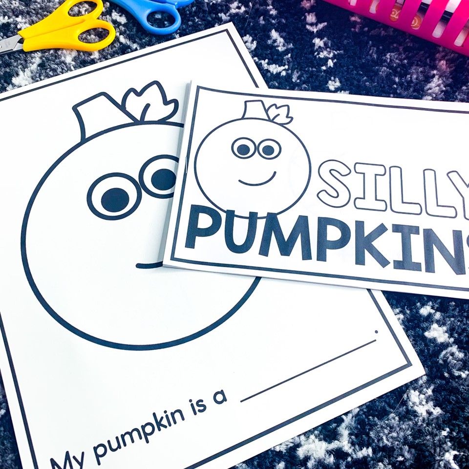 Silly Pumpkins design a costume halloween alternative activities for Kindergarten