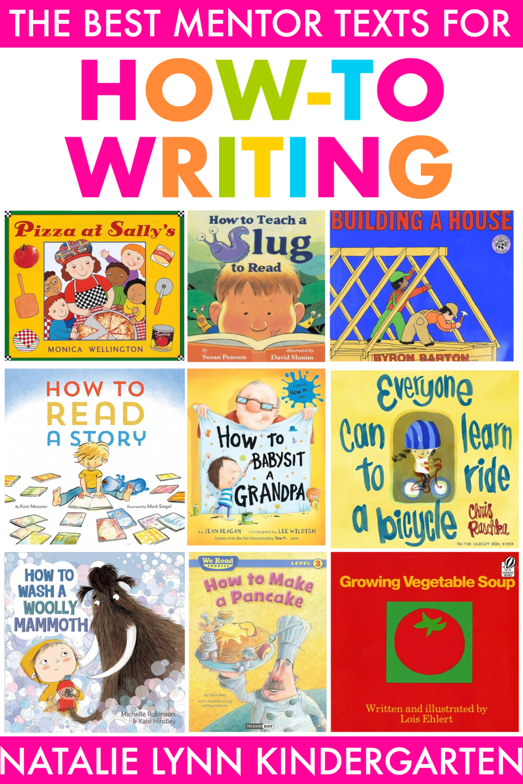 The Best Mentor Texts for How To Writing in Kindergarten