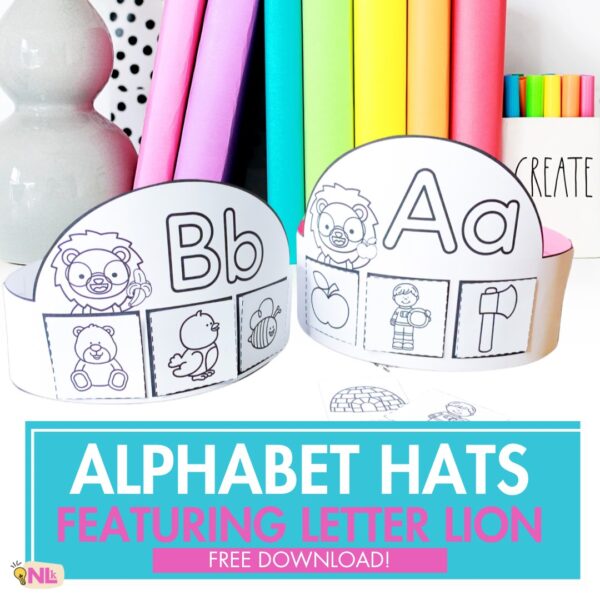 Alphabet Hats Featuring Letter Lion Free Download Natalie Lynn Kindergarten