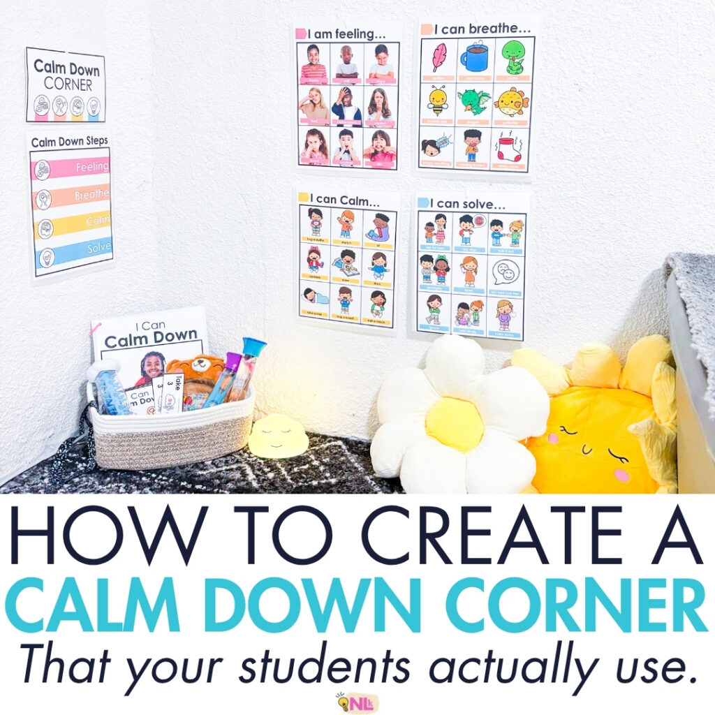 How to Create a calm down corner in kindergarten