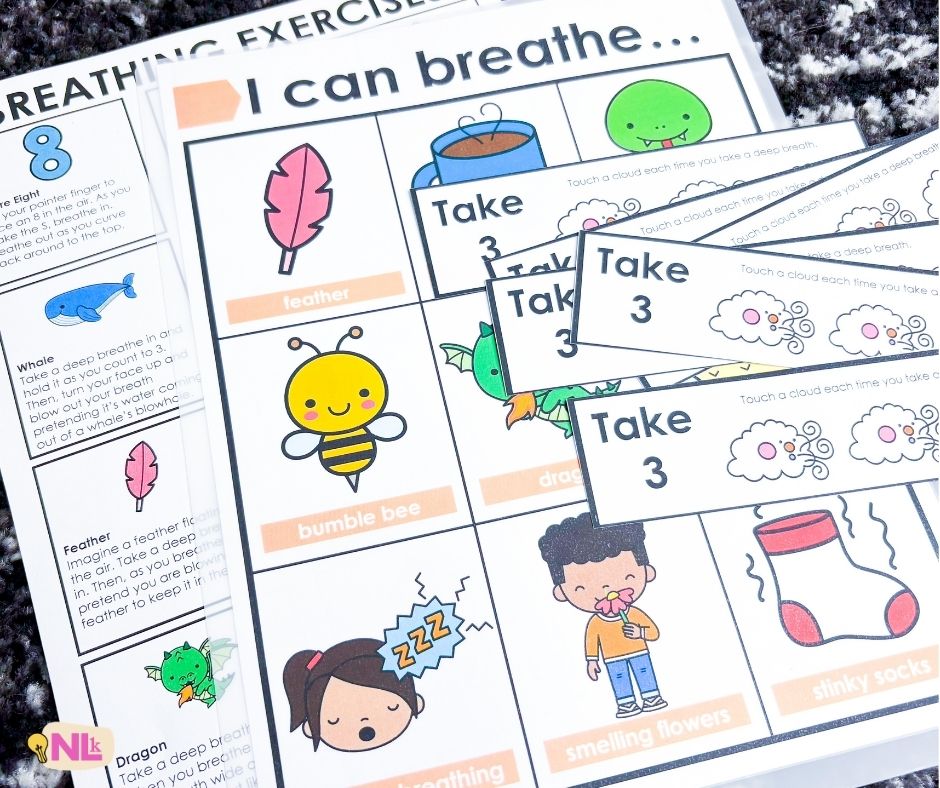 How to Create a Calm Down Corner in Kindergarten - deep breathing exercises